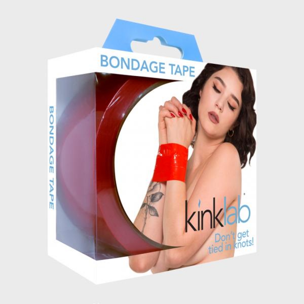 Bondage Tape Red - Versatile Restraint Tool