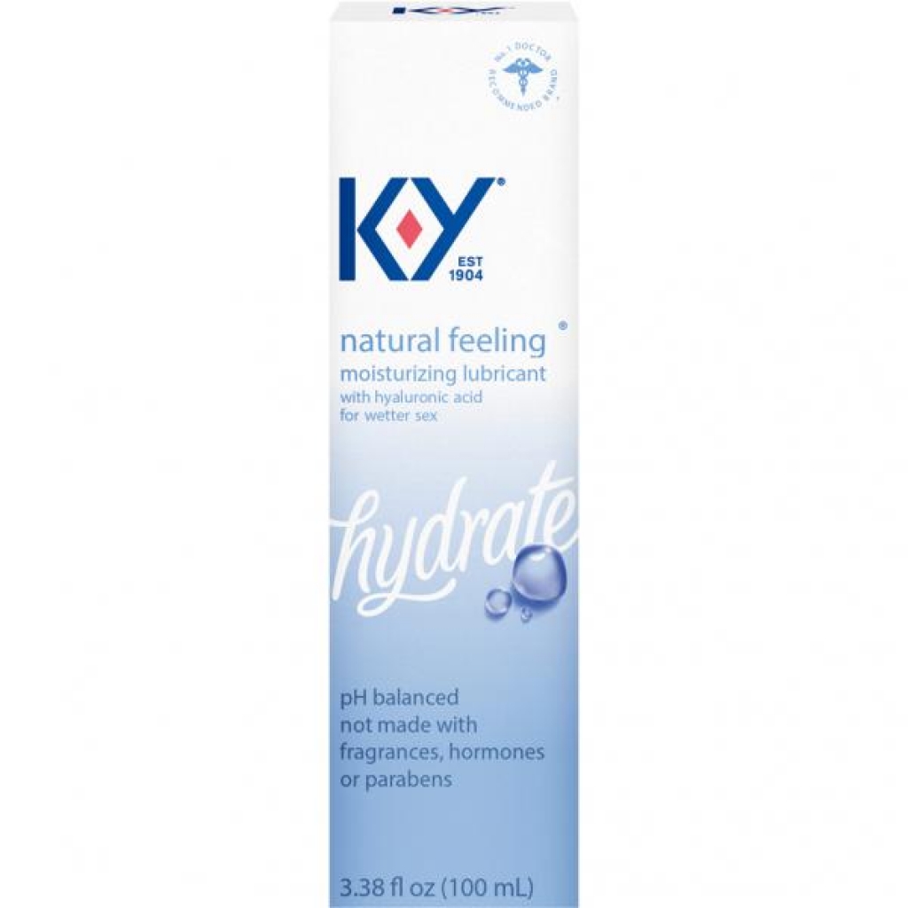 KY Natural Feeling Lubricant with Hyaluronic Acid - 3.38 Oz