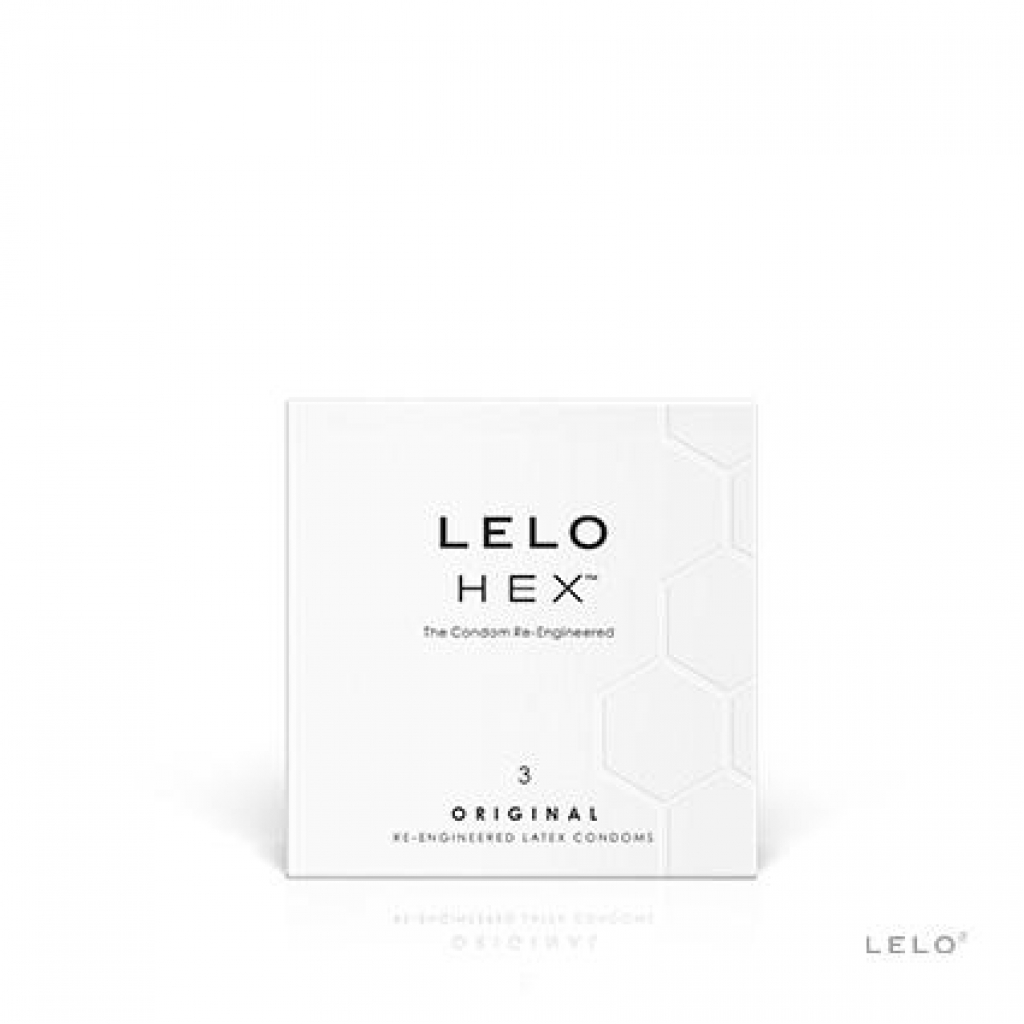 Lelo Hex Original Latex Condoms - 3 Pack