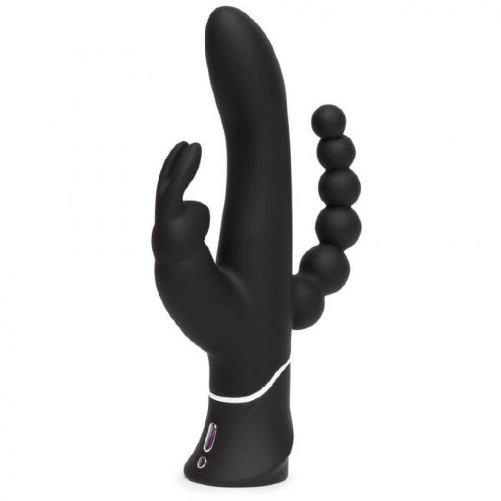 Happy Rabbit Triple Curve Vibrator - Black