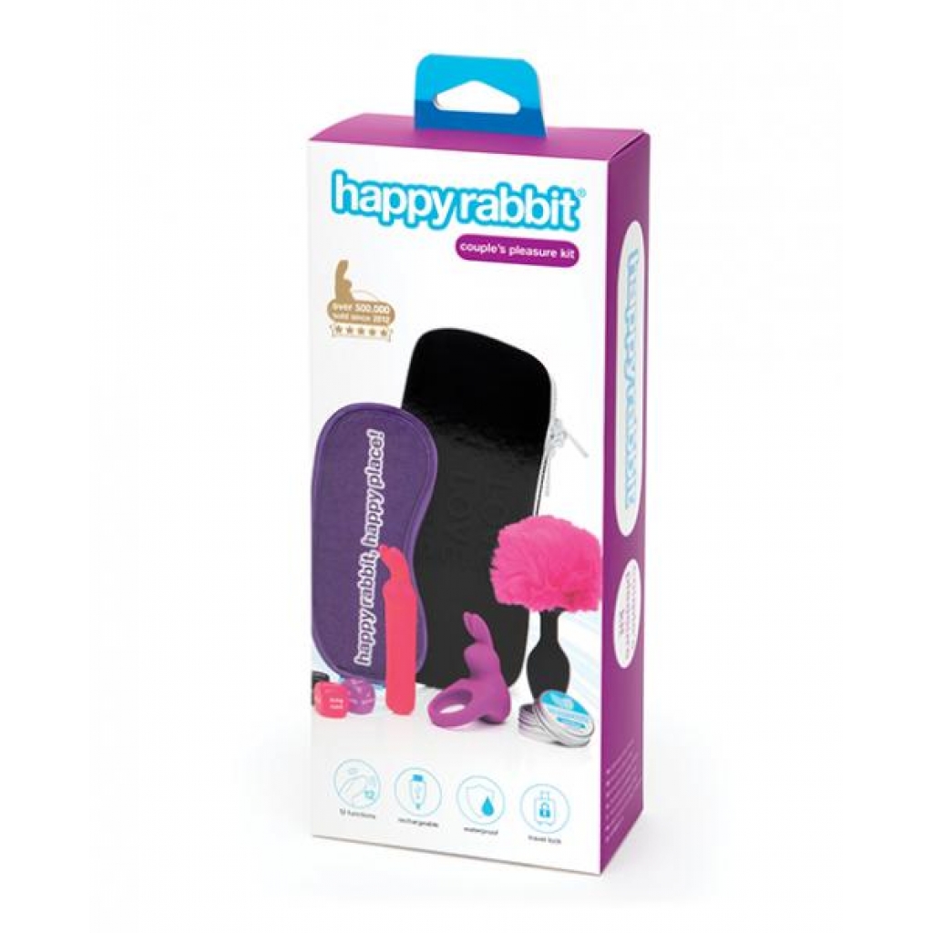 Happy Rabbit Couples Pleasure Kit 7pc Black