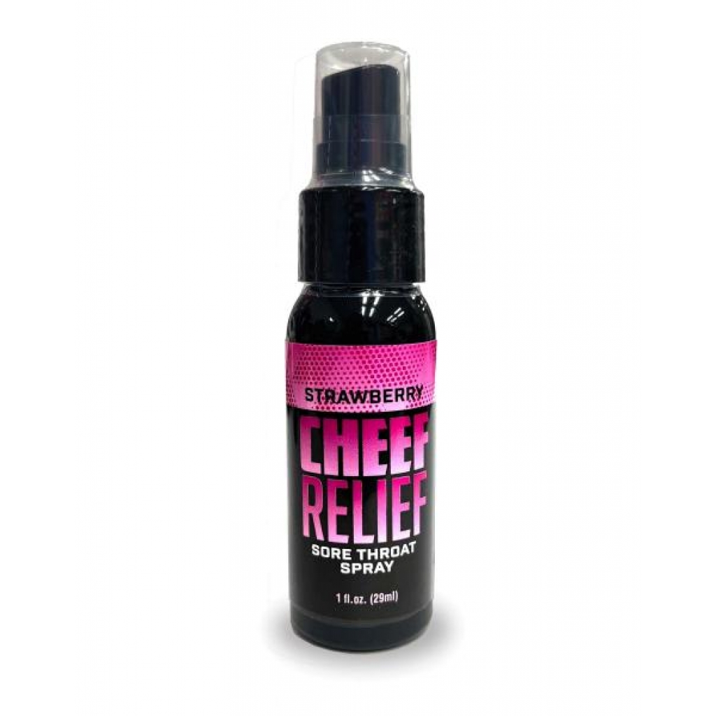 Cheef Relief: Strawberry Flavor Throat Spray