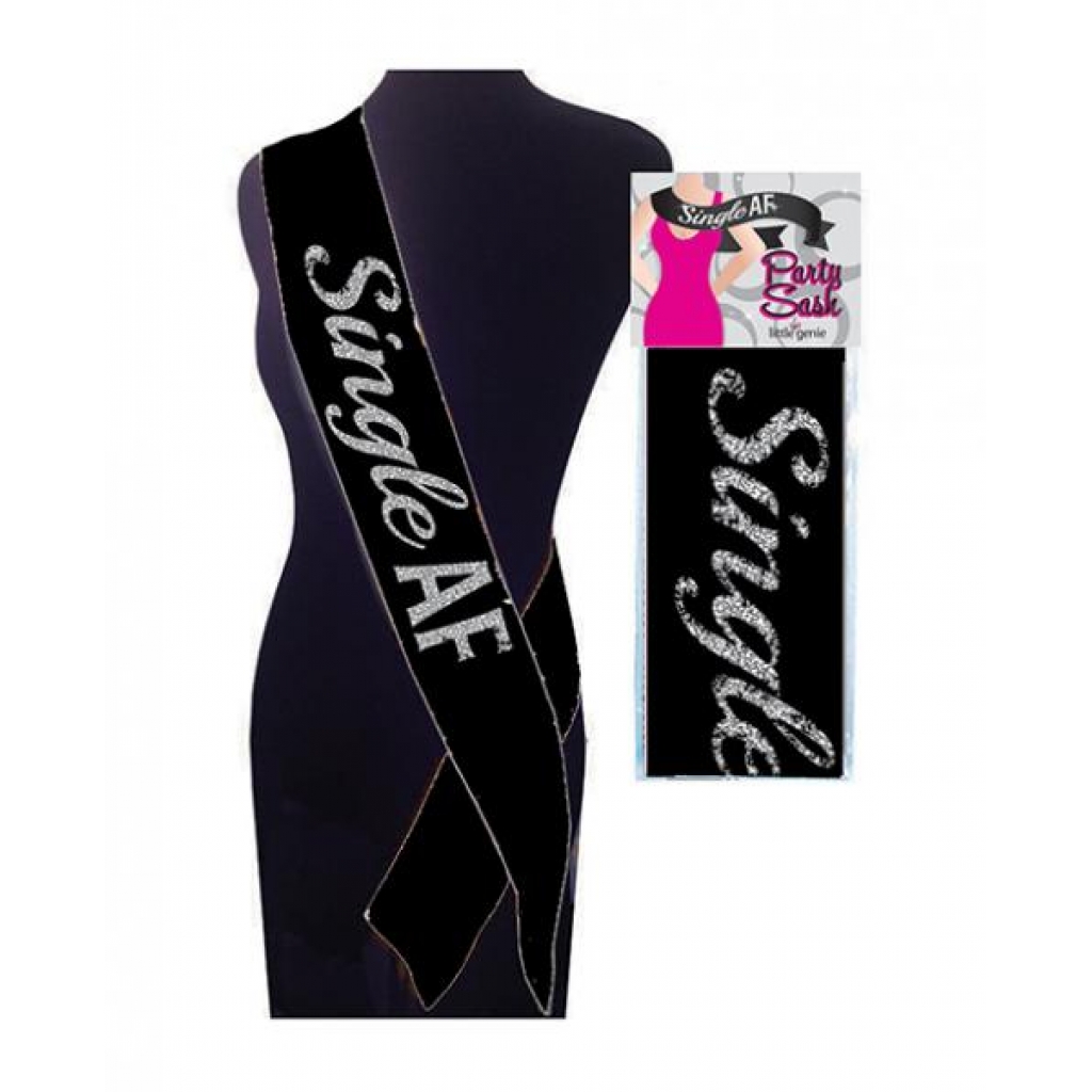 Single AF Sash - Bachelorette Party Wear