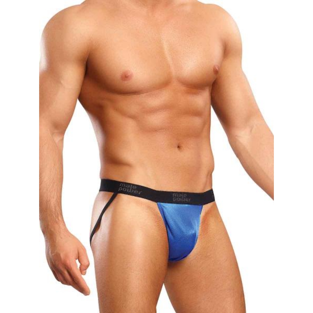 Jock Satin Lycra Royal Blue - Small/Medium