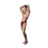 Lucifer Cutout Thong in Burgundy L/XL