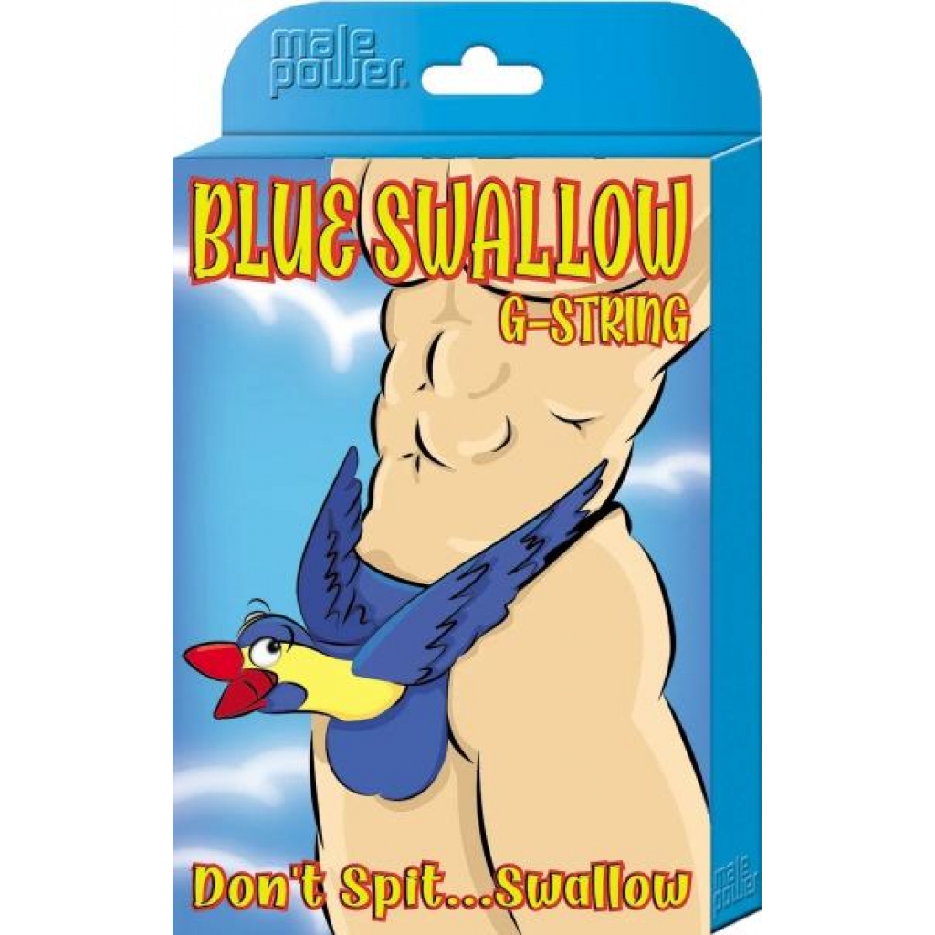 Blue Swallow Posing Strap - Novelty