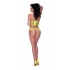 Love Star Bustier & Panty Set - Chartreuse L/XL