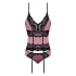 Sensual Desires Basque & Tanga Set Mauve L/Xl