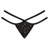 Glitz & Glam Split Crotch Thong - 2XL