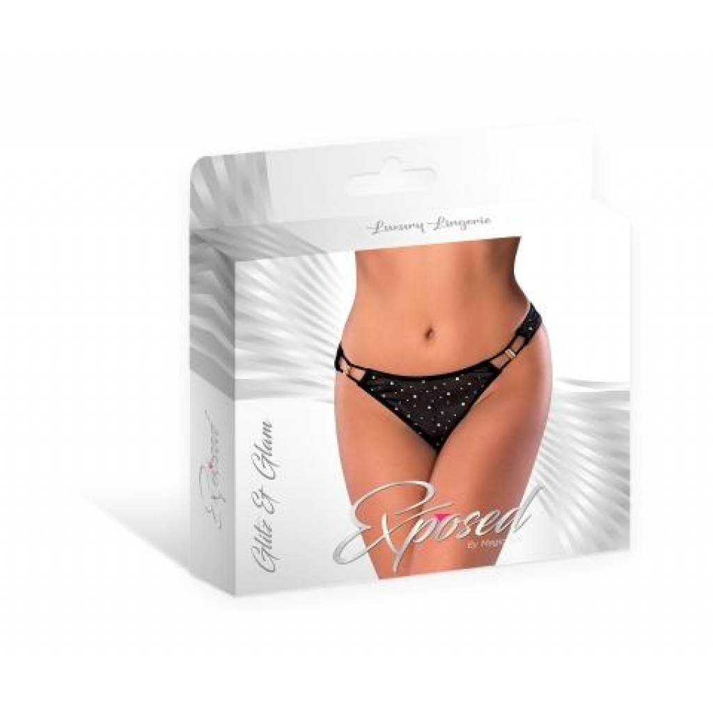 Glitz & Glam Tanga - Black