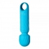 Dolly Silicone Mini Wand Massager - Rechargeable Blue