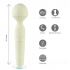 Marlie Cannabis Bendable Wand Vibrator