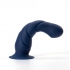 Marin 8 Inch Posable Silicone Dong - Blue