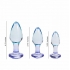 Butties 3pc Acrylic Anal Plug Set