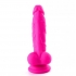 Josi 8 Inches Realistic Silicone Dong - Purple