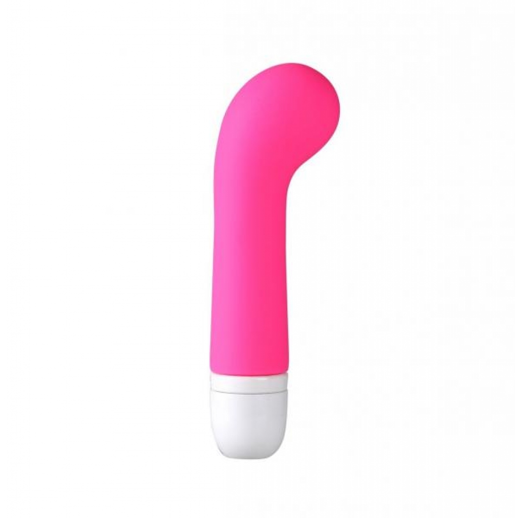 Ava Silicone G-Spot Vibe - Neon Pink