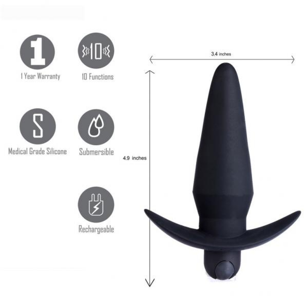 Cody Rechargeable Butt Plug - Intense Pleasure Device