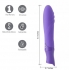 Margo Maia Silicone Textured Bullet Vibrator - Purple