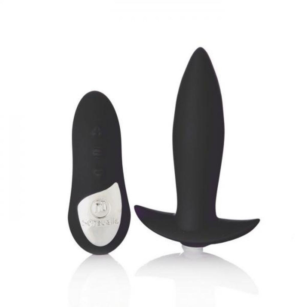 Sensuelle Remote Control Rechargeable Mini Plug – Black