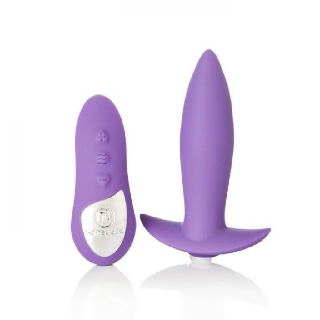 Sensuelle Remote Control Rechargeable Mini Plug - Purple