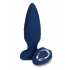 Sensuelle Andii Roller Motion Vibrating Anal Plug - Navy Blue