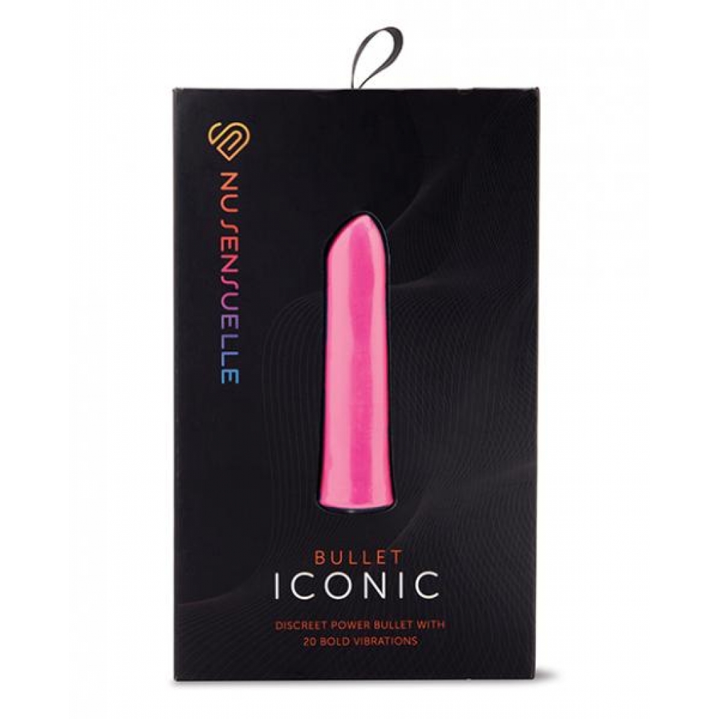 Sensuelle Iconic Bullet Vibrator - Deep Pink