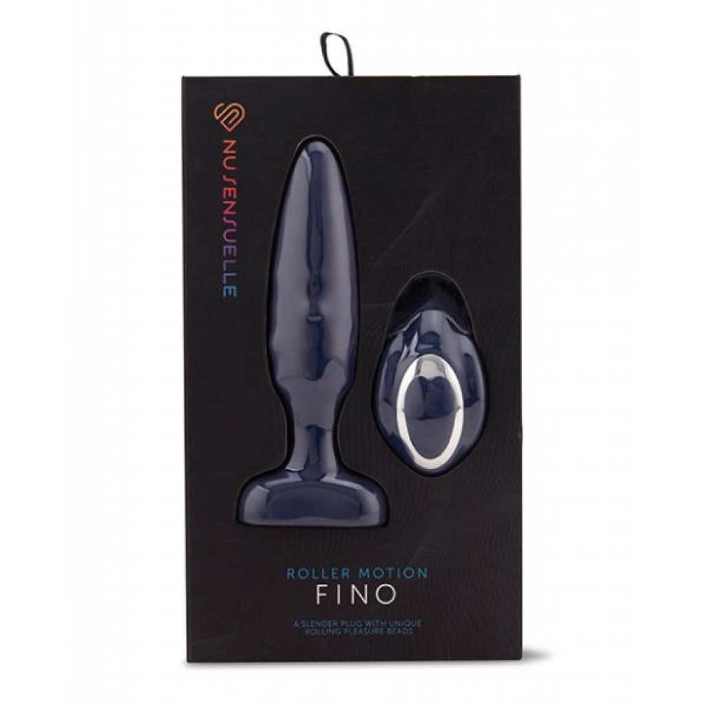 Sensuelle Fino Roller Motion Plug - Navy Blue