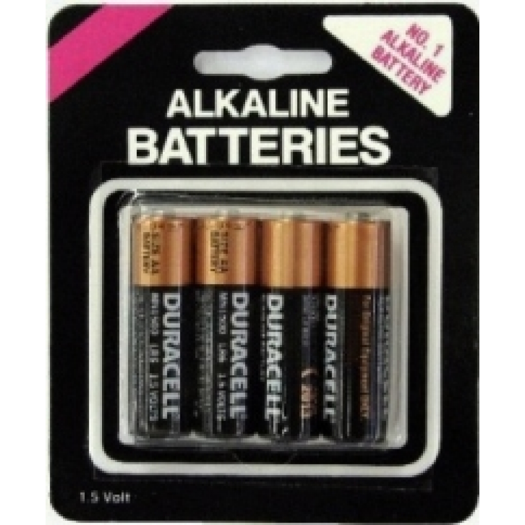 Duracell AA Alkaline Batteries 4 Pack