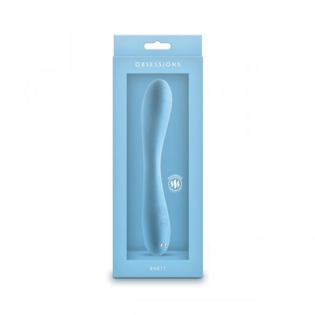 Obsessions Rhett - Light Blue Warming Technology Vibrator