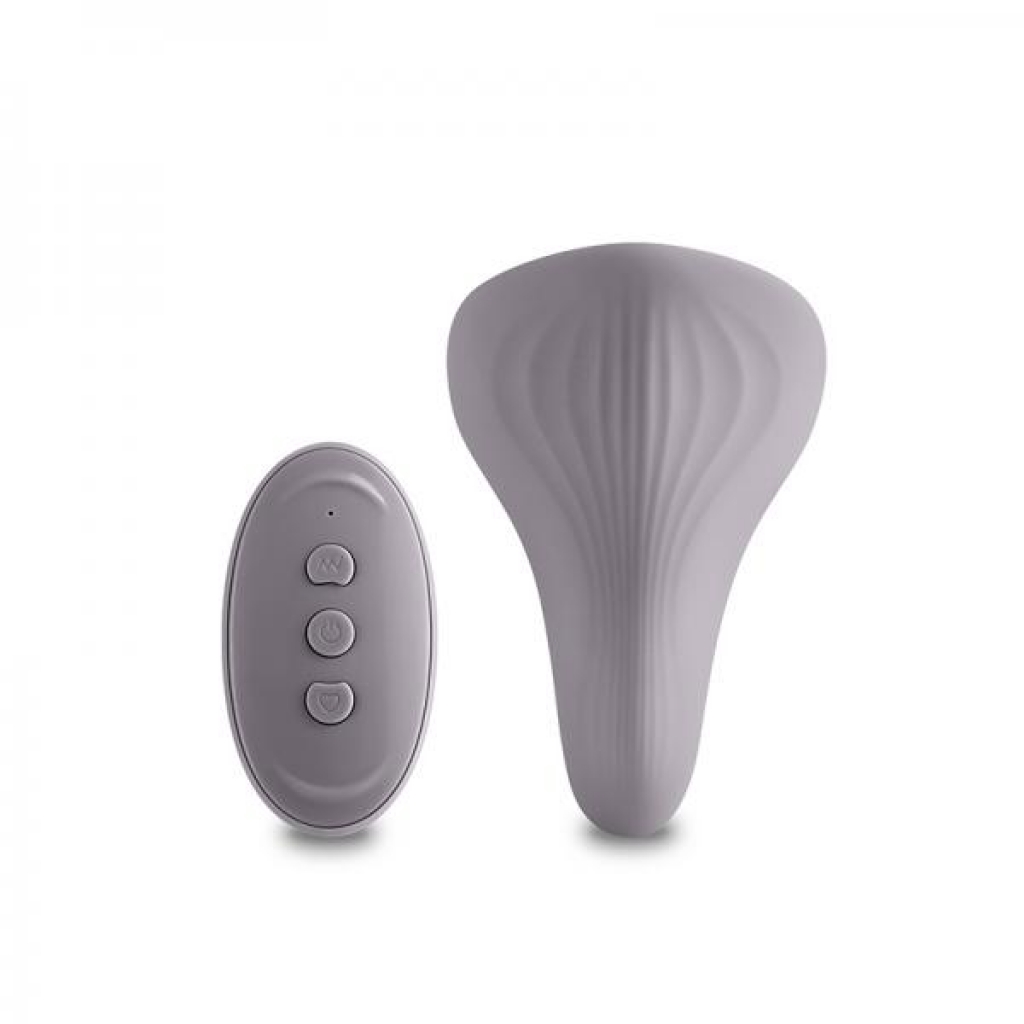 Desire Mantra - Ash Gray Remote-Controlled Vibrator