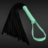 Glo Bondage Flogger - Green