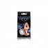 Rear Assets Rose Gold Small Clear Butt Plug