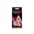 Rear Assets Rose Gold Medium Butt Plug - Pink