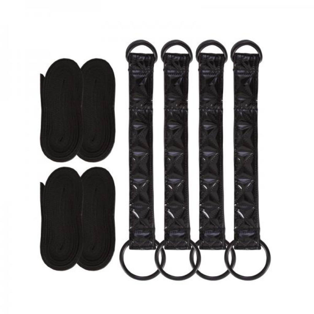 Sinful Bed Restraint Straps - Black