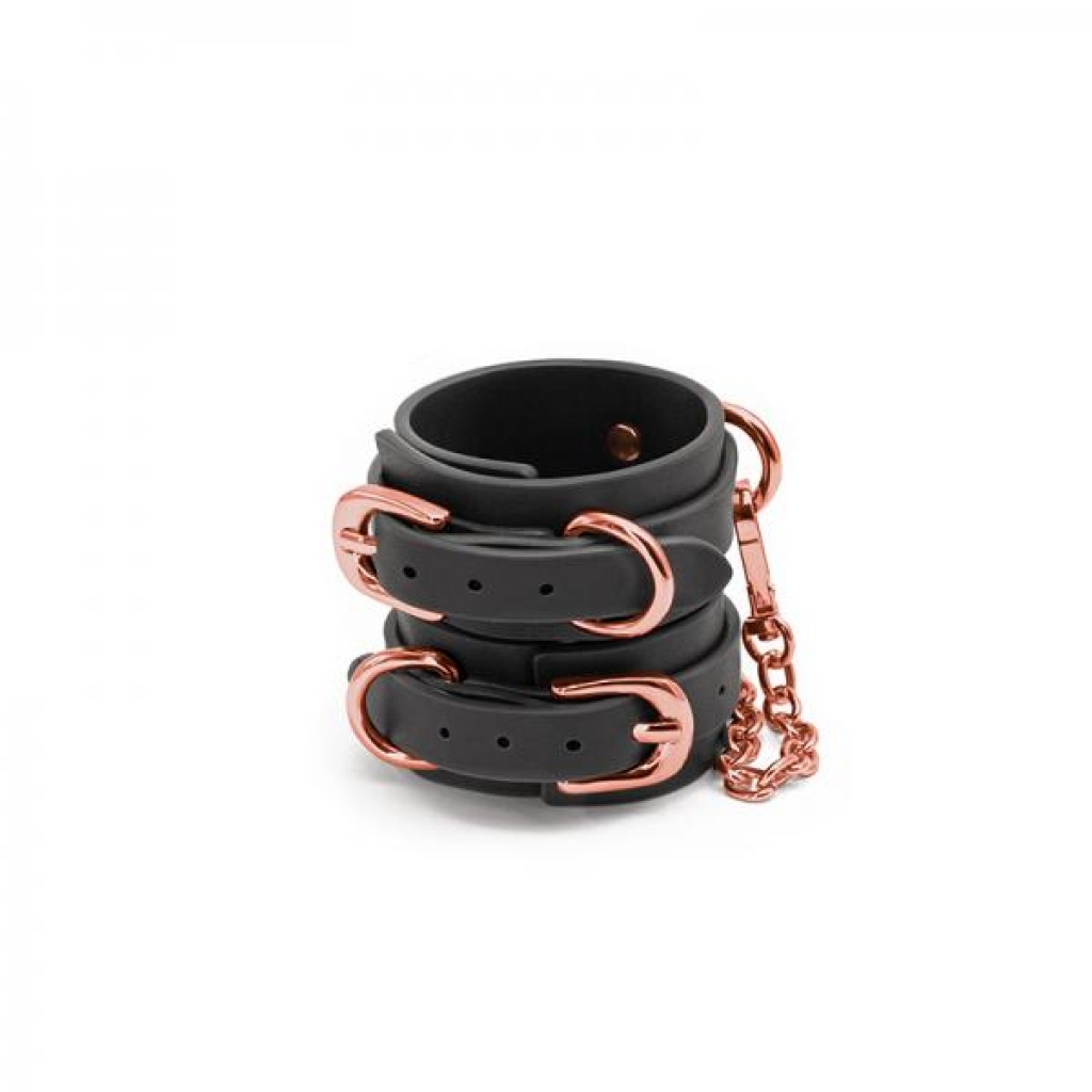 Bondage Couture Black Wrist Cuffs