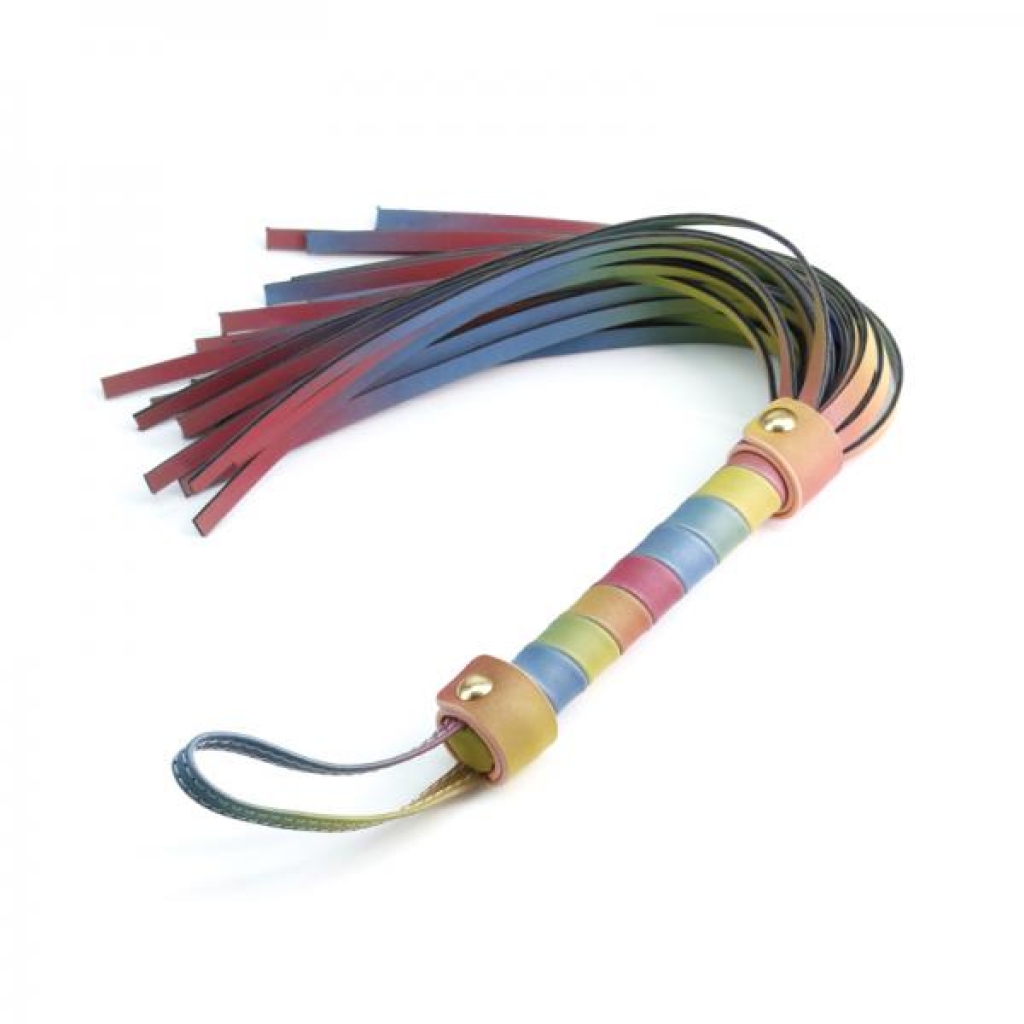 Spectra Bondage Rainbow Flogger