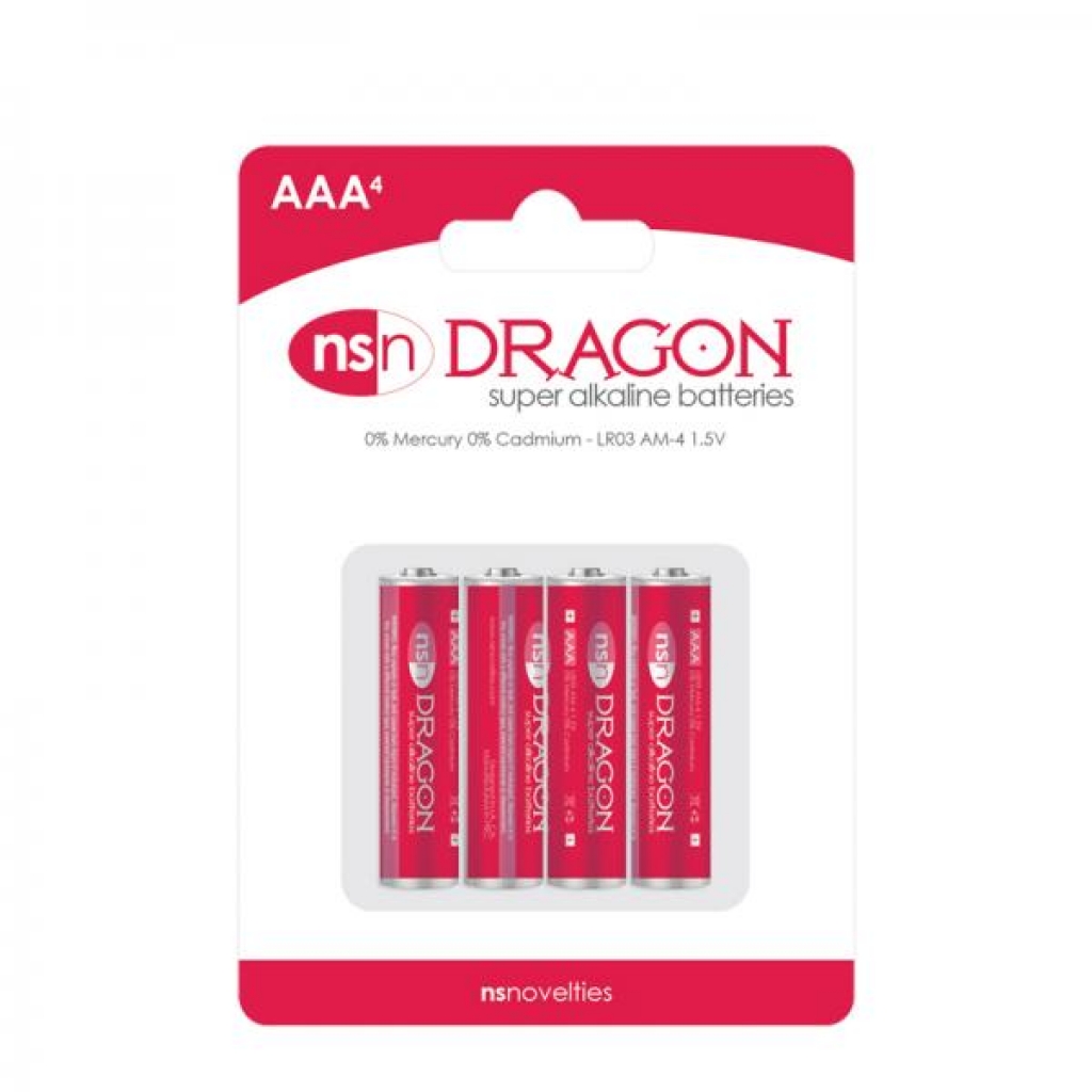 Dragon 4-Pack Alkaline AAA Batteries