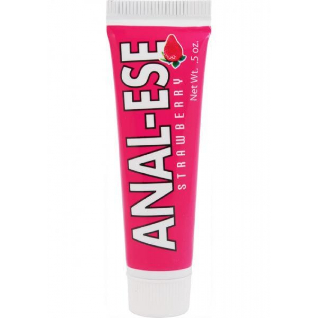 Anal-Ese Soft Packaging Lubricant - Strawberry Flavor