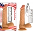 All American Whopper 8-inch Vibrating Dong - Beige