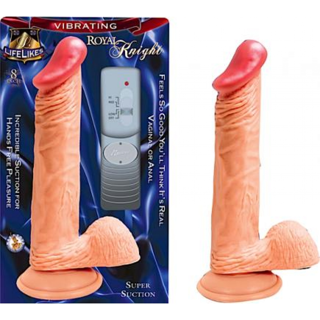 Lifelikes Vibrating Royal Knight - 8 Inches