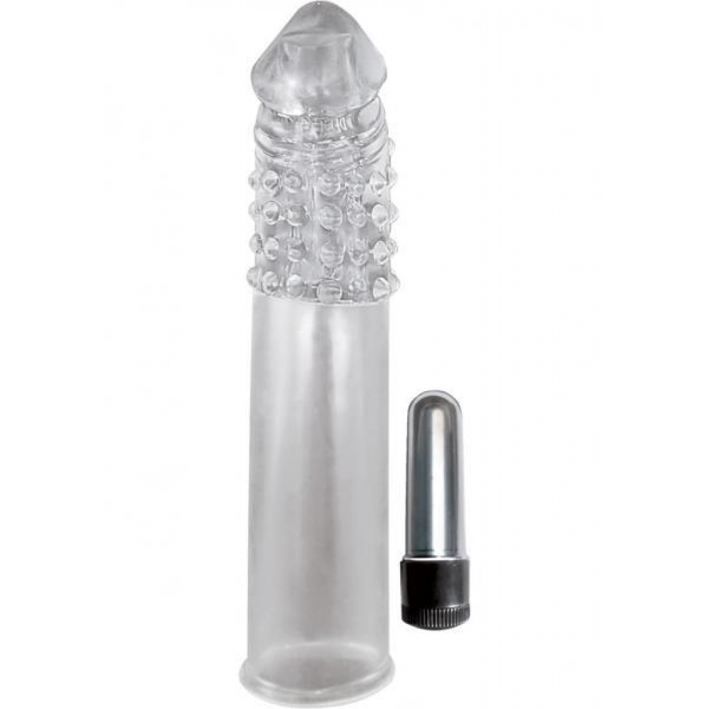 Vibrating Penis Extender - Clear