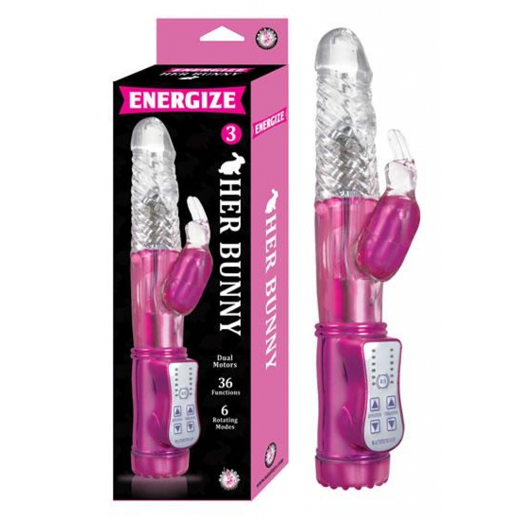 Energize Her Bunny 3: Pink Rabbit Vibrator