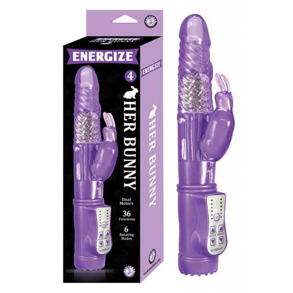 Energize Her Bunny 4 - Purple Rabbit Vibrator