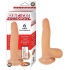 Realcocks Sliders - 6 inches Uncircumcised Beige Dildo