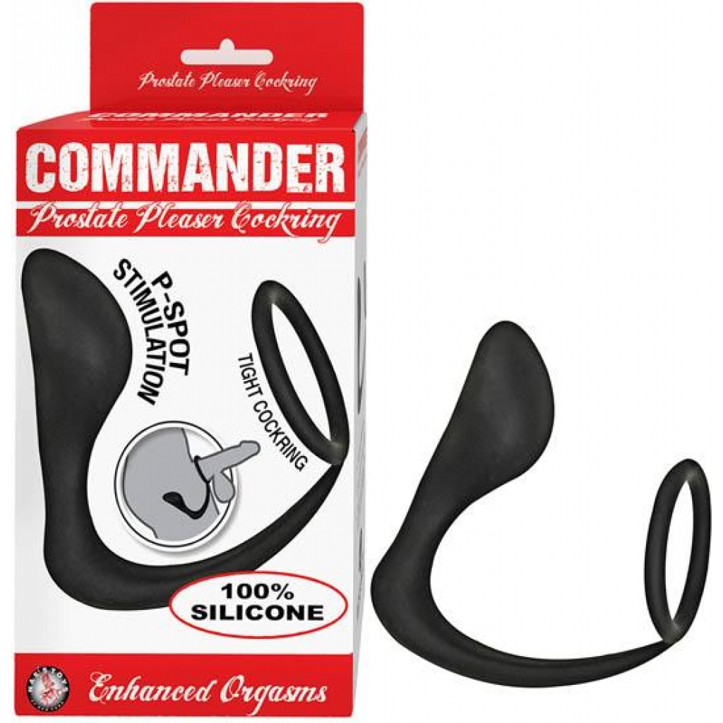 Commander Prostate Pleaser Ring - Black