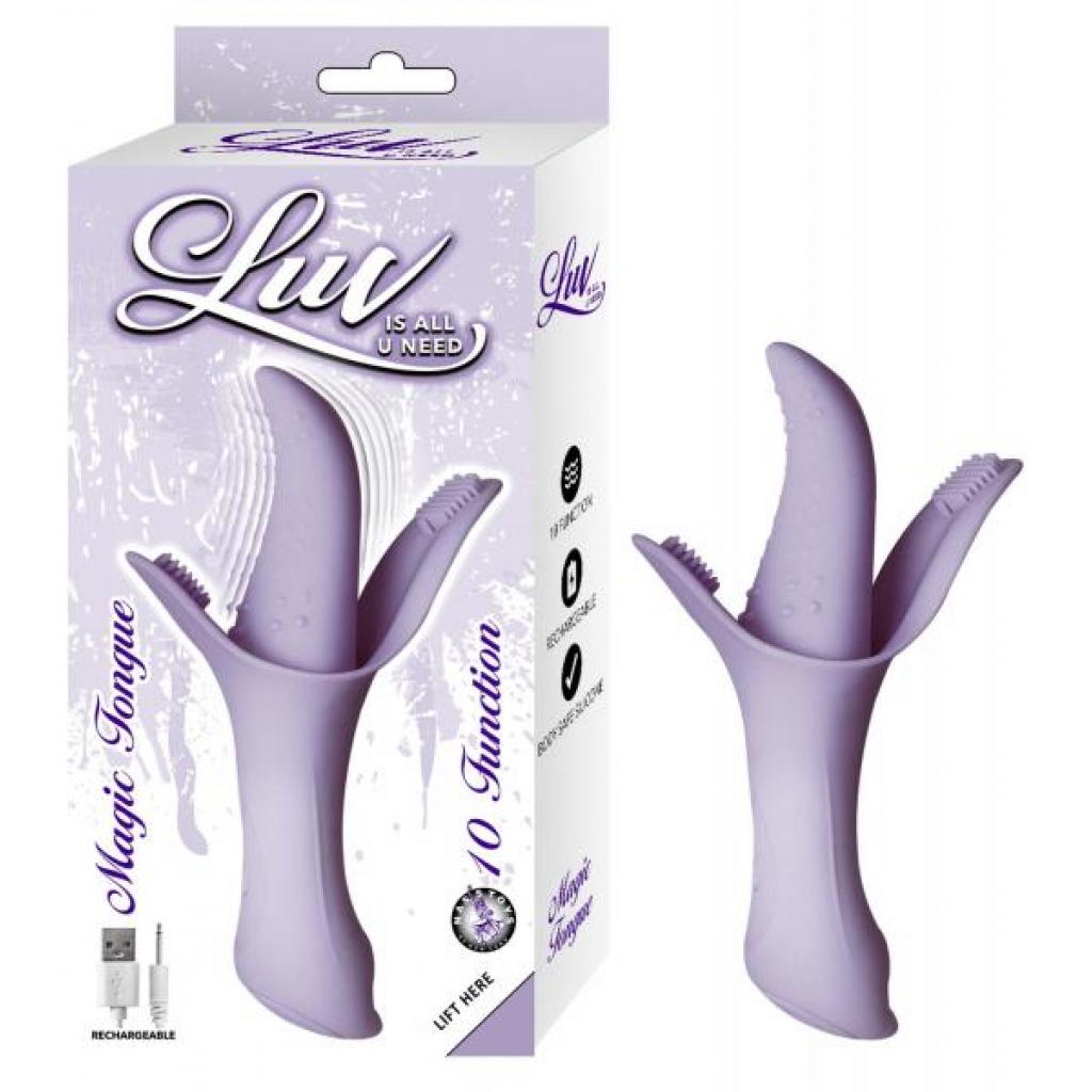 Luv Magic Tongue Vibrator - Lavender