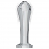 Ass-sation Remote Vibrating Metal Anal Bulb Silver