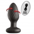 Ass-sation Remote Vibrating & Rotating Anal Plug - Black