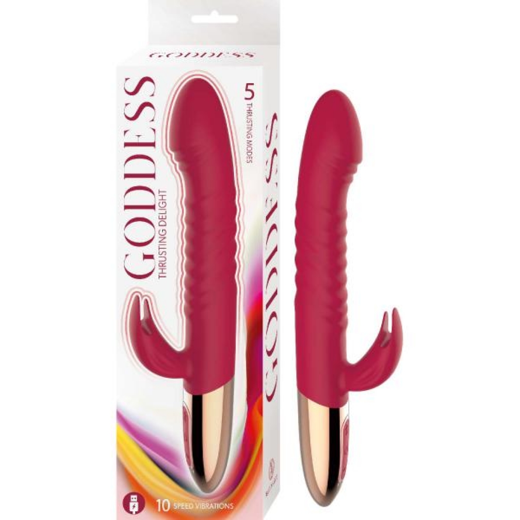 Goddess Thrusting Delight - Red Rabbit Style Vibrator