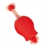 Clit-tastic Rose Bud Dual Massager - Red Floral Design